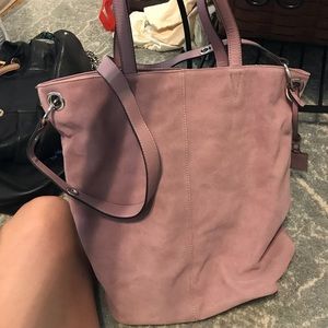 Authentic Vera wang suede material purse